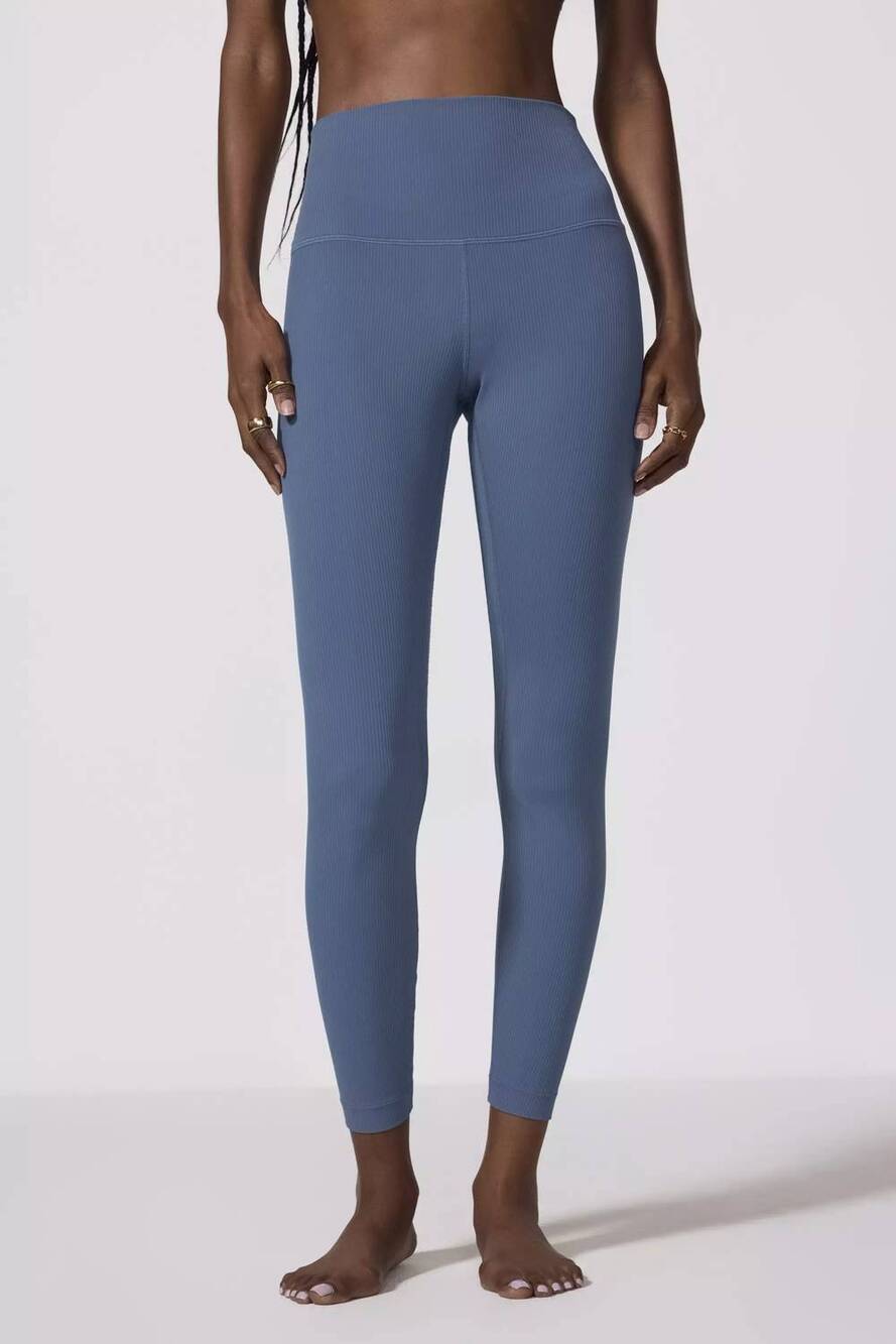 NEW MPG SPORT high rise ribbed leggings in kambaba